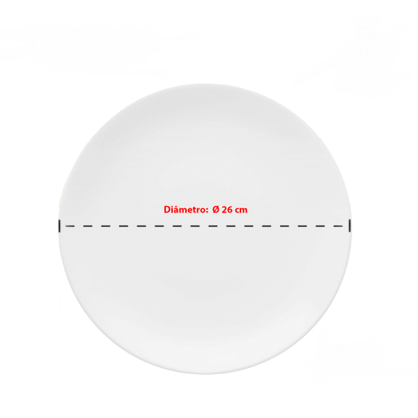 PRATO RASO PROTEL 26CM - Imagem 3
